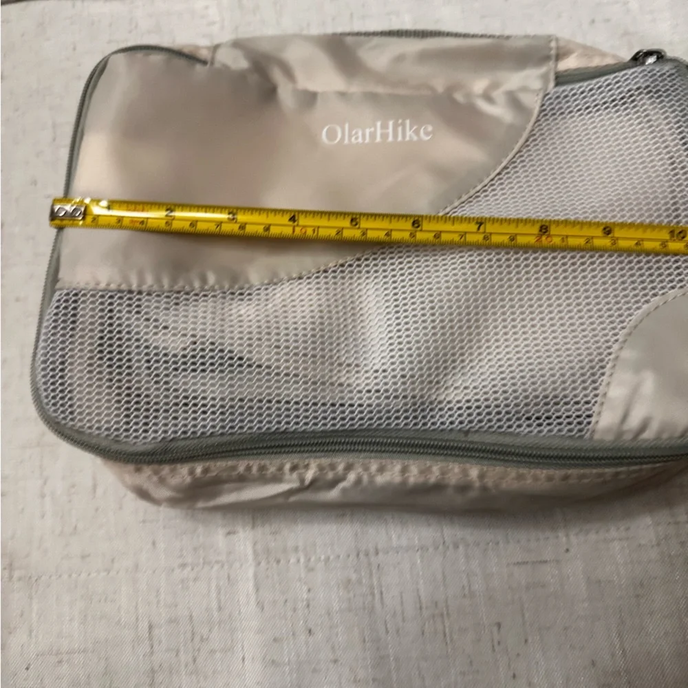 5️⃣Cream Garment Bag for Travel and Home
